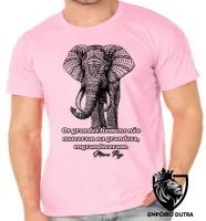 Camiseta adulto ou infantil Elefante Mario Puzo escritor - Foto 2