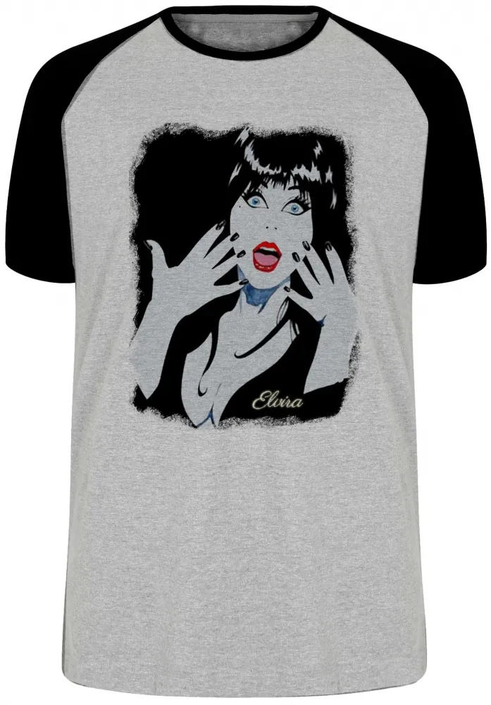 Camiseta adulto ou infantil elvira rainha das trevas Imagem