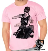 Camiseta adulto ou infantil exterminador do futuro terminator 2 Sarah Connor - Foto 4