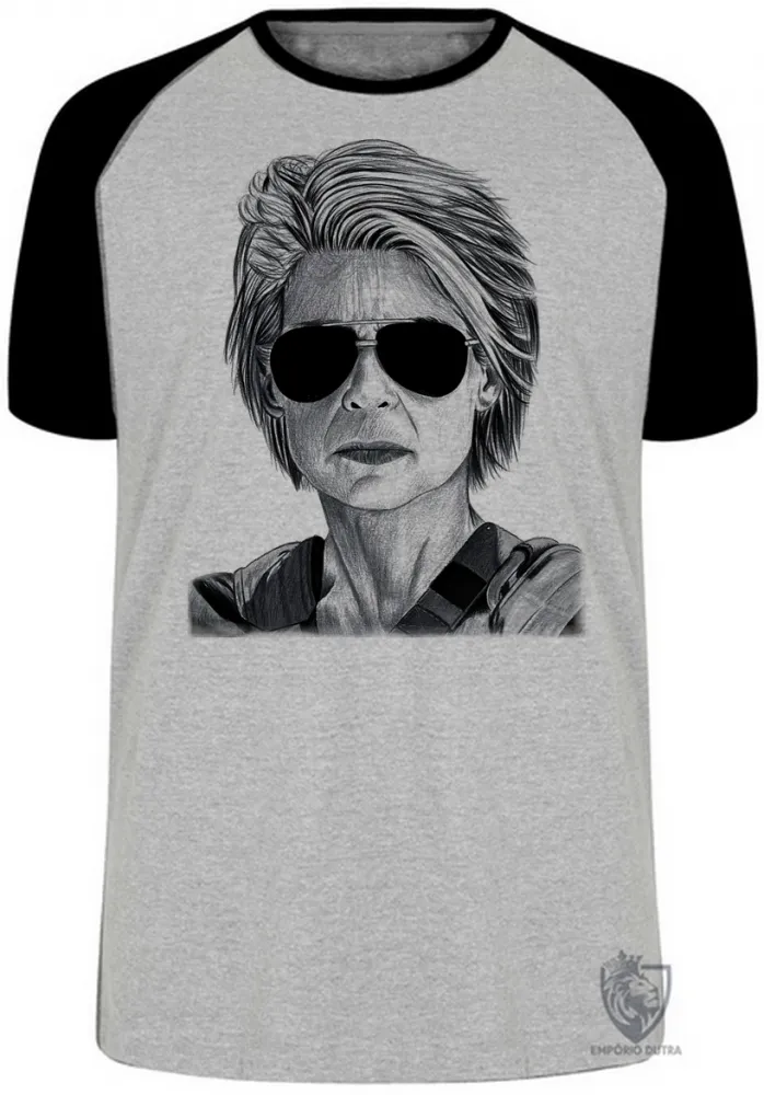 Camiseta adulto ou infantil exterminador do futuro terminator 6 Sarah Connor