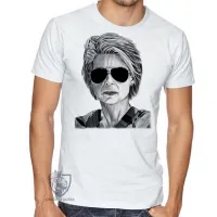 Camiseta adulto ou infantil exterminador do futuro terminator 6 Sarah Connor - Foto 3
