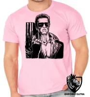 Camiseta adulto ou infantil exterminador do futuro terminator arnold schwarzenegger - Foto 2