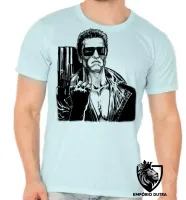 Camiseta adulto ou infantil exterminador do futuro terminator arnold schwarzenegger - Foto 5