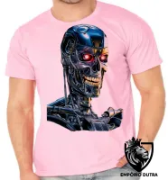 Camiseta adulto ou infantil exterminador do futuro terminator robo t 800 - Foto 2