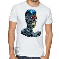 Camiseta adulto ou infantil exterminador do futuro terminator robo t 800 - Foto 3