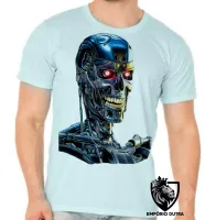 Camiseta adulto ou infantil exterminador do futuro terminator robo t 800 - Foto 5