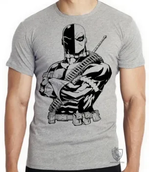 Camiseta adulto ou infantil exterminador vilão parecido deadpool - Foto 2