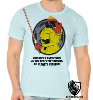 Camiseta adulto ou infantil de volta futuro extraterrestre darth vulcano - Foto 5