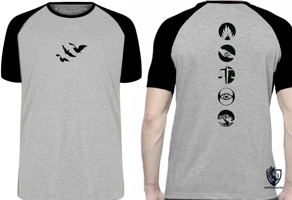 Camiseta adulto ou infantil facções divergente