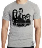 Camiseta adulto ou infantil familia addams personagens serie terror - Foto 3