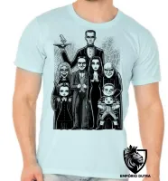 Camiseta adulto ou infantil Familia addams terror comedia engraçado - Foto 3