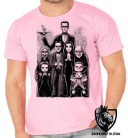 Camiseta adulto ou infantil Familia addams terror comedia engraçado - Foto 4