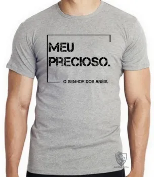 Camiseta adulto ou infantil Frase filme senhor dos aneis meu precioso - Foto 2