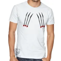 Camiseta adulto ou infantil Garras Wolverine Logan - Foto 2