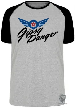 Camiseta adulto ou infantil Gipsy Danger robo circulo de fogo