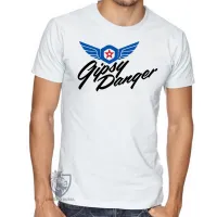 Camiseta adulto ou infantil Gipsy Danger robo circulo de fogo - Foto 2