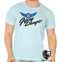 Camiseta adulto ou infantil Gipsy Danger robo circulo de fogo - Foto 5