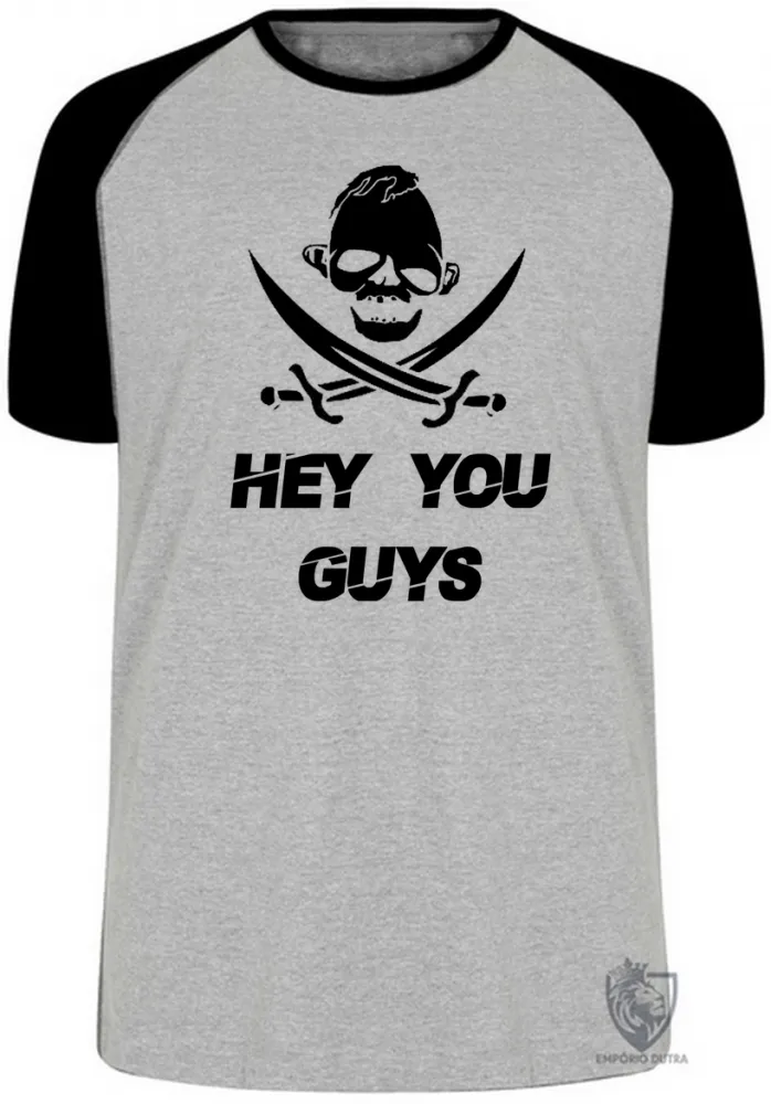 Camiseta adulto ou infantil Goonies hey you guys caveira sloth Imagem