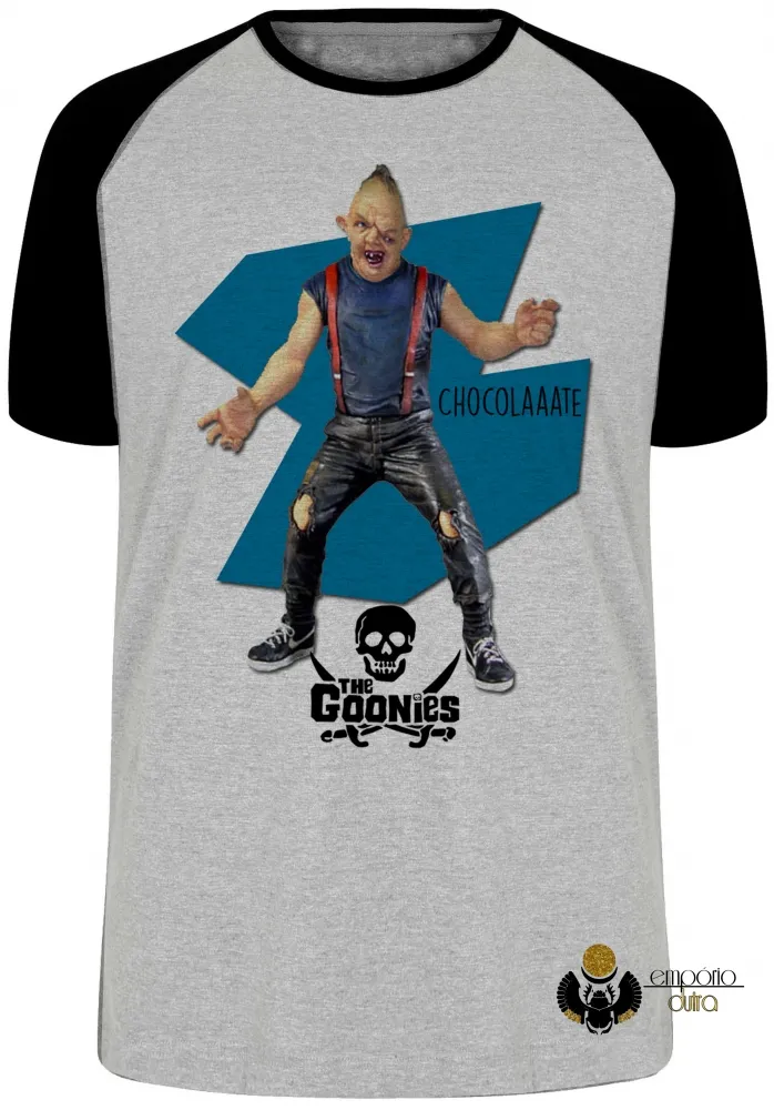 Camiseta adulto ou infantil Goonies Sloth Chocolate