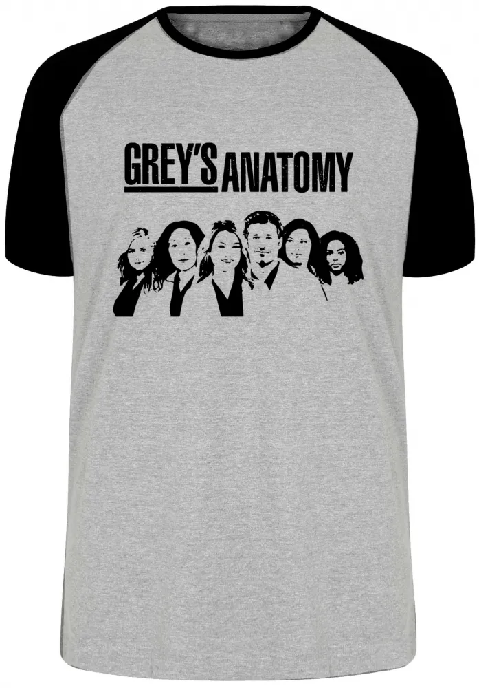 Camiseta adulto ou infantil Greys Anatomy seriado medico Imagem