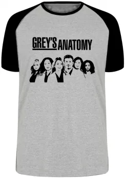 Camiseta adulto ou infantil Greys Anatomy seriado medico