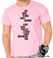 Camiseta adulto ou infantil Greys Anatomy seriado palavras - Foto 4