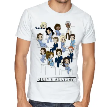 Camiseta adulto ou infantil Greys Anatomy turma seriado - Foto 2