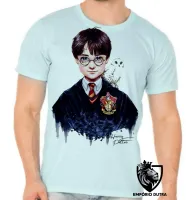 Camiseta adulto ou infantil Harry Potter criança bruxo magico jovem - Foto 5