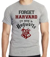 Camiseta adulto ou infantil harry potter hogwarsts harvard forget - Foto 4