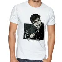 Camiseta adulto ou infantil Harry Potter varinha - Foto 3