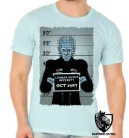 Camiseta adulto ou infantil Hellraiser vilão filme terror antigo - Foto 5