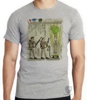 Camiseta adulto ou infantil hieróglifos Caça Fantasmas - Foto 3