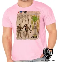Camiseta adulto ou infantil hieróglifos Caça Fantasmas - Foto 4