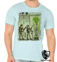 Camiseta adulto ou infantil hieróglifos Caça Fantasmas - Foto 5