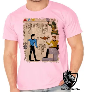 Camiseta adulto ou infantil hieróglifos Star Trek - Foto 2