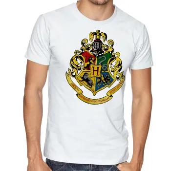 Camiseta adulto ou infantil Hogwarts harry potter símbolo colorido - Foto 2