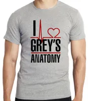 Camiseta adulto ou infantil I love Greys Anatomy serie - Foto 3