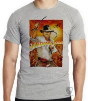Camiseta adulto ou infantil Indiana Jones chicote - Foto 3