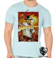 Camiseta adulto ou infantil Indiana Jones chicote - Foto 5