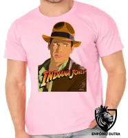 Camiseta adulto ou infantil Indiana Jones desenho - Foto 4