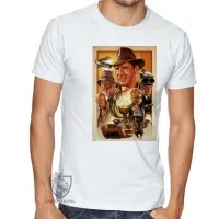 Camiseta adulto ou infantil Indiana Jones e o cálice fogo - Foto 2
