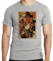 Camiseta adulto ou infantil Indiana Jones e o cálice fogo - Foto 3