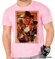 Camiseta adulto ou infantil Indiana Jones e o cálice fogo - Foto 4