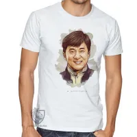 Camiseta adulto ou infantil Jackie Chan ator chines - Foto 3