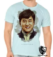 Camiseta adulto ou infantil Jackie Chan ator chines - Foto 5