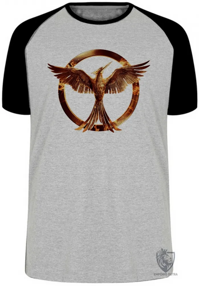 Camiseta adulto ou infantil Jogos Vorazes tordo dourado