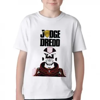 Camiseta adulto ou infantil judge dredd juiz Sylvester Stallone - Foto 2