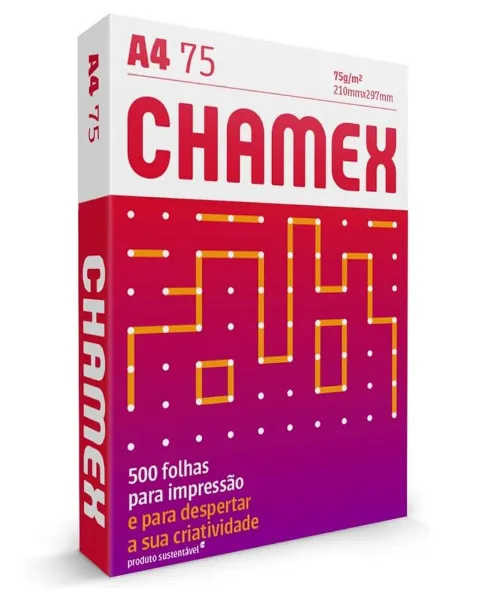 Folha Sulfite A4 Chamex C/500