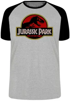 Camiseta adulto ou infantil Jurassic Park clássico