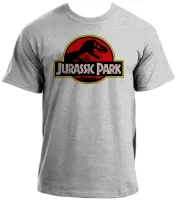 Camiseta adulto ou infantil Jurassic Park clássico - Foto 2